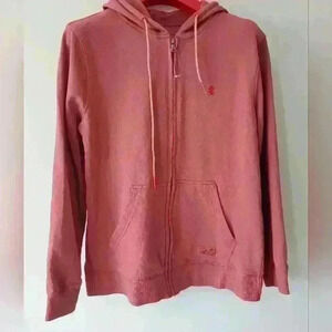 2 FOR $40 IZOD men's pink hoodie.  Never worn, size small.
